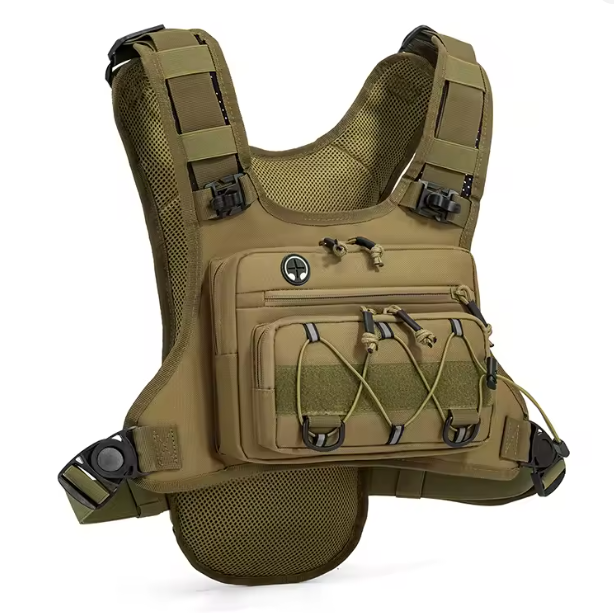 ONYXRIG Tactical Hydration Vest — 2L Bladder Included, Reflective Chest Rig Pack