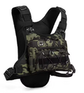 ONYXRIG Tactical Hydration Vest — 2L Bladder Included, Reflective Chest Rig Pack