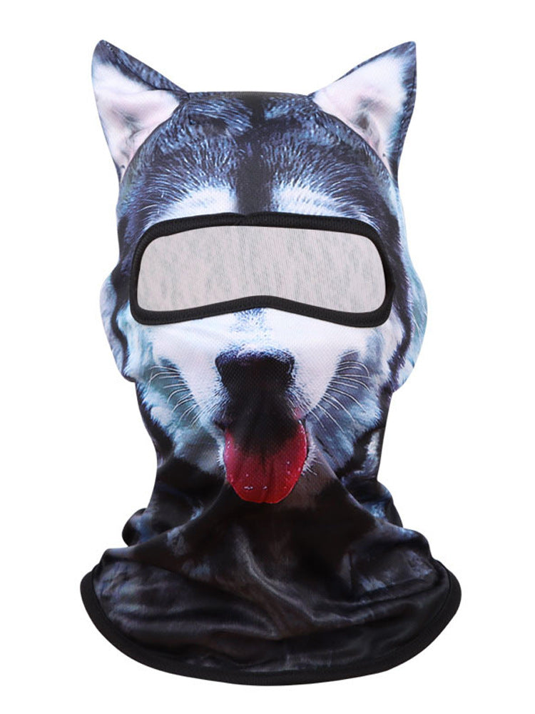 Husky 3D animal balaclava face mask - OnyxRig Wildface K9 Pack