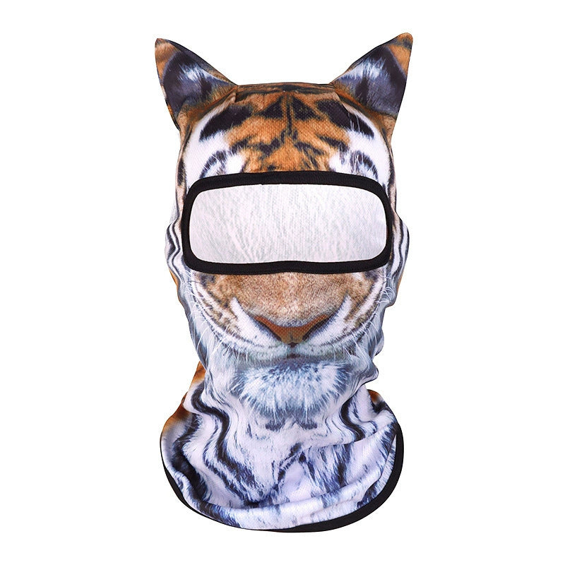 Bengal tiger 3D animal balaclava face mask - OnyxRig Wildface Big Cat Pack