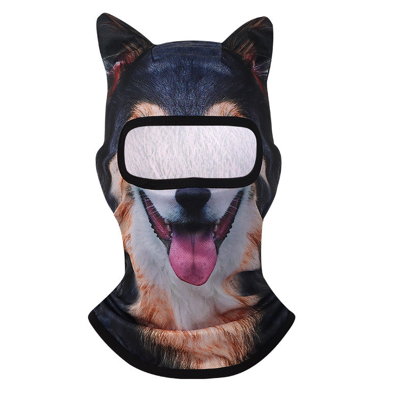 Shiba Inu 3D animal balaclava face mask - OnyxRig Wildface K9 Pack