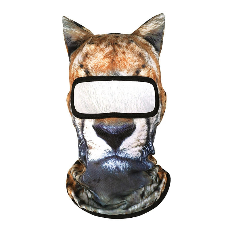 Bobcat 3D animal balaclava face mask - OnyxRig Wildface House Cat Pack