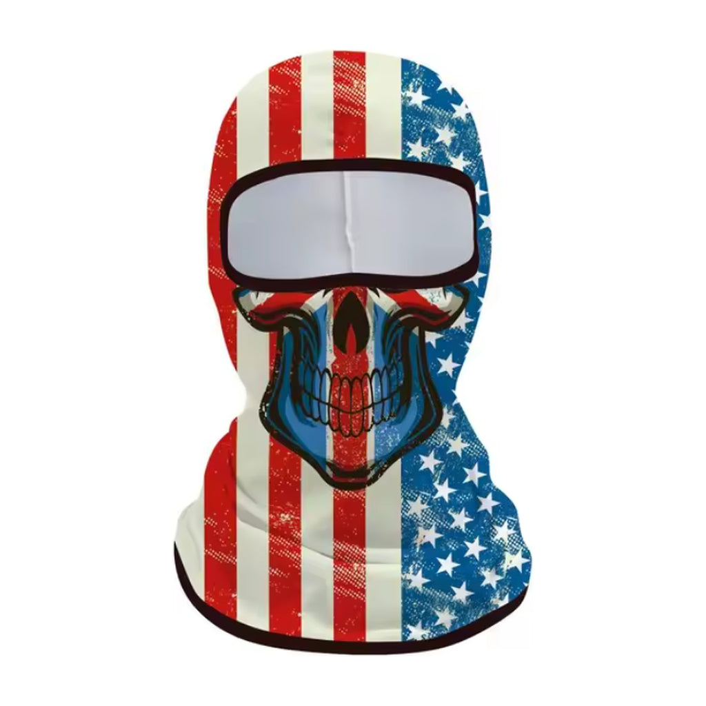 Wildface Stars and Stripes Skull 3D balaclava